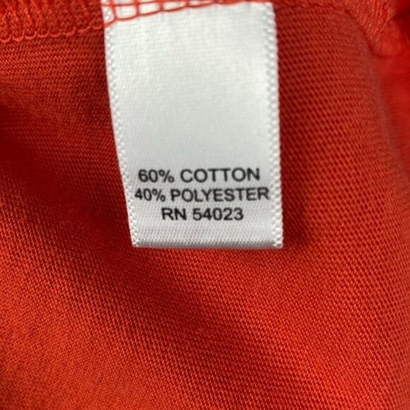 Banana Republic Polo Shirt Mens Large Orange Short Sleeve Casual - Picture 5 of 5